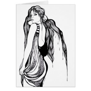 Long Hair Teen Portret