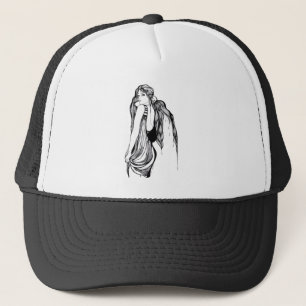 Long Hair Teen Portret Trucker Pet