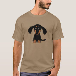 Long Haire Dachshund Puppy T-shirt