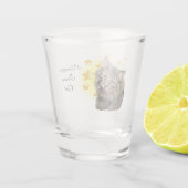 Long Haire Norwegian Forest Cat is een ster Shot Glas (Achterkant)