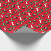 Long Haired Dachshund Cadeaupapier (Hoek)