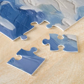 Long-Haired Dachshund Reindeer Sleigh Legpuzzel (Zijkant)