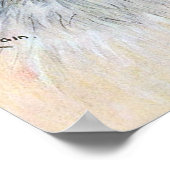 Long-haired White Cat, Louis Wain Poster (Hoek)