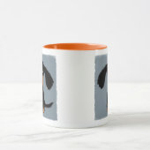 Long Hazard Black en Tan Dachshund Puppy Dog Mok (Midden)