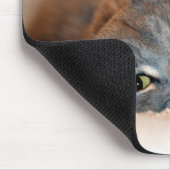 Long Hazard Blue Russian Cat door Shirley Taylor Muismat (Hoek)