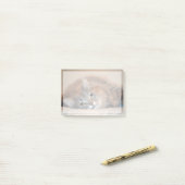 Long Hazard Blue Russian Cat door Shirley Taylor Post-it® Notes (Op bureau)