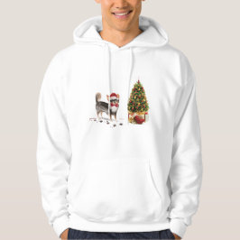 Long Hazard Chihuahua Funny kersthondenboom Hoodie
