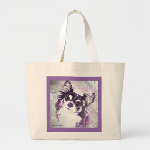 Long Hazard Chihuahua Grote Tote Bag
