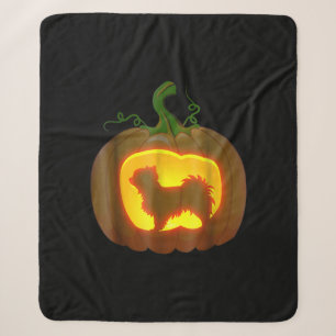 Long Hazard Chihuahua Halloween Sherpa Deken