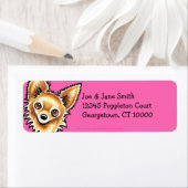 Long Hazard Chihuahua Hot Pink Etiket (Insitu)