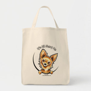 Long Hazard Chihuahua IAAM Tote Bag