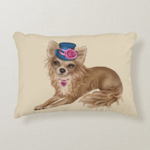 Long Hazard Chihuahua Pillow Decoratief Kussen
