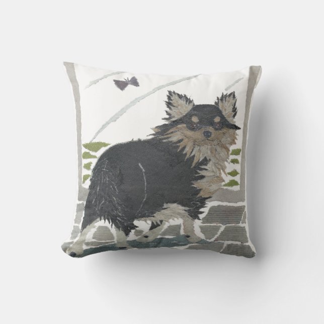 Long Hazard Chihuahua Pillow Kussen (Voorkant)