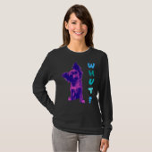 Long Hazard Chihuahua Whut T-shirt (Voorkant volledig)
