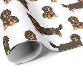 Long Hazard Dachshund Cadeaupapier (Rol Hoek)