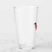 Long Hazard Dachshund Geo Silhouette Multi Glas (Rechts)