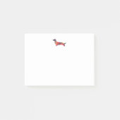 Long Hazard Dachshund Geo Silhouette Multi Post-it® Notes (Voorkant)