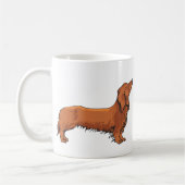 Long Hazard Dachshund Koffiemok (Links)