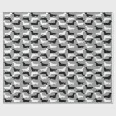 Long Hazard Dachshund Silhouettes Pattern Cadeaupapier (Vlak)