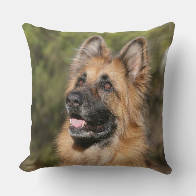 Long Hazard German Shepherd 1 Kussen (Voorkant)