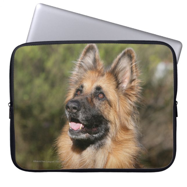 Long Hazard German Shepherd 1 Laptop Sleeve (Voorkant)