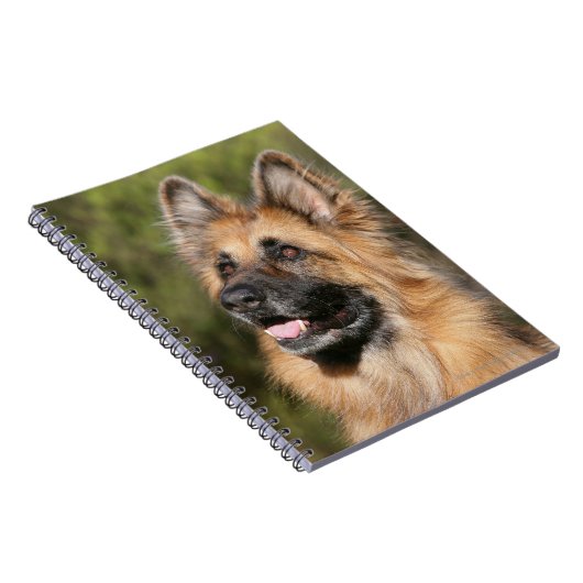 Long Hazard German Shepherd 1 Notitieboek (Rechterzijde)