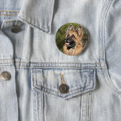 Long Hazard German Shepherd 1 Ronde Button 5,7 Cm (In situ)