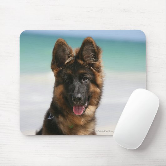Long Hazard German Shepherd Beach Muismat (Met muis)
