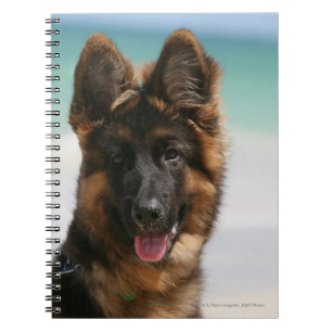 Long Hazard German Shepherd Beach Notitieboek