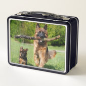 Long Hazard German Shepherd Dog and Puppy (Achterkant)