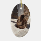 Long Hazard Persian Cat Petra Keramisch Ornament (Rechts)