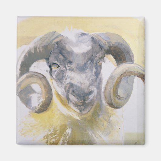Long Horn Sheep 2 Magneet (Voorkant)