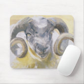 Long Horn Sheep 2 Muismat (Met muis)