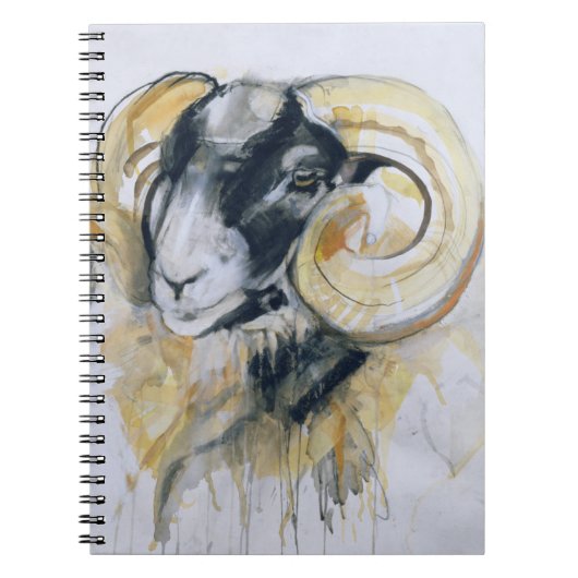 Long Horn Sheep Notitieboek (Voorkant)