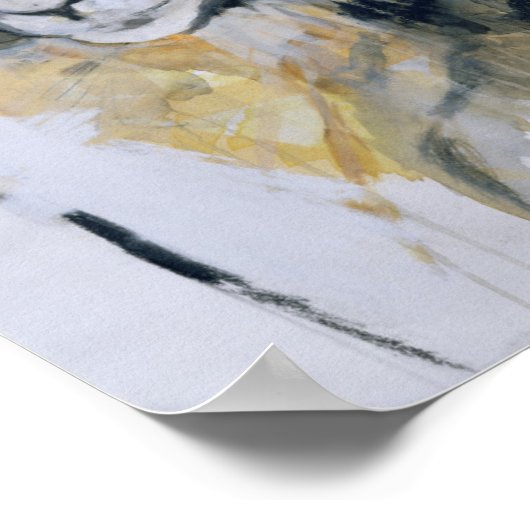 Long Horn Sheep Poster (Hoek)