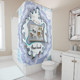 Long In The Tooth | Birthday Douchegordijn