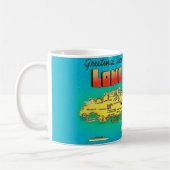 Long Island Ansichtkaart Map Mug Koffiemok (Links)