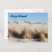 Long Island Beach Briefkaart (Voorkant / Achterkant)