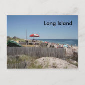 Long Island Beach Briefkaart (Voorkant)