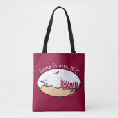 Long Island Beach Dunes Tote Bag (Voorkant)