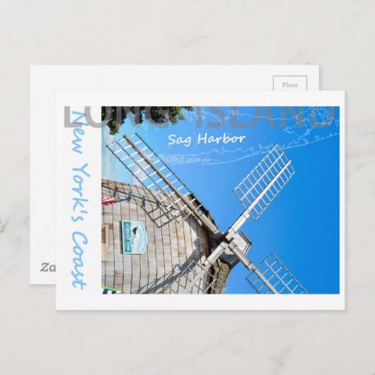 Long Island. Briefkaart (Voorkant / Achterkant)