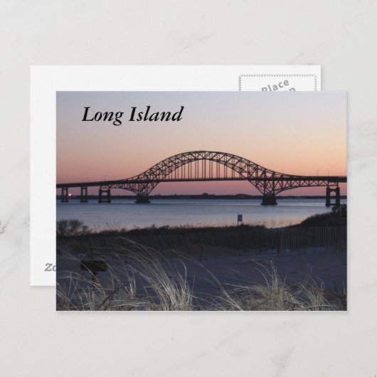 Long Island Briefkaart (Voorkant / Achterkant)