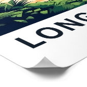 Long Island De Bahama's Reisprint Poster (Hoek)