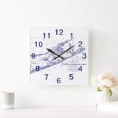 Long Island de Hamptons Kaart VC Vierkante Klok (Huis)