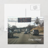 Long Island Expressway Briefkaart (Voorkant / Achterkant)