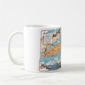 Long Island geïllustreerde kaart mok (Links)