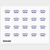 Long Island Girl Ronde Sticker (Vel)