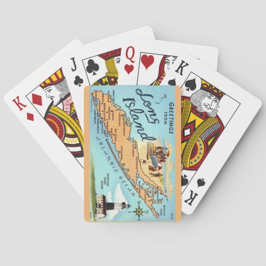 Long Island Greeting Playing Cards Pokerkaarten (Achterkant)