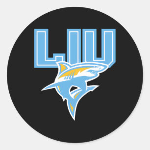 Long Island haaien Liu icoon Ronde Sticker