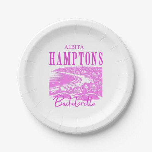 Long Island Hamptons Bachelorette Papieren Bordje (Voorkant)